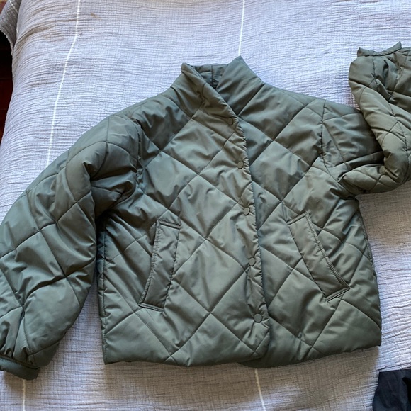InWear quilted bomber sage green - Picture 2 of 8